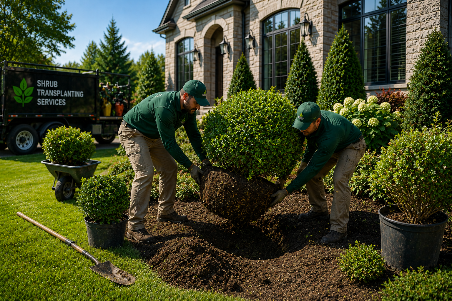 Professional Shrub Transplanting
