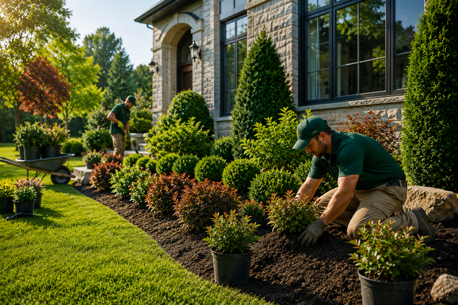 Professional Shrub Planting